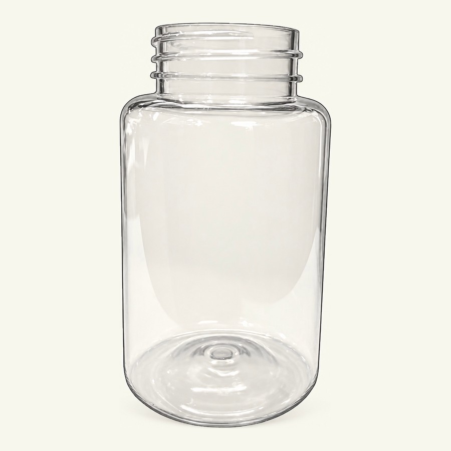 PET Packer Bottle 150 mL with Support Ring R-38