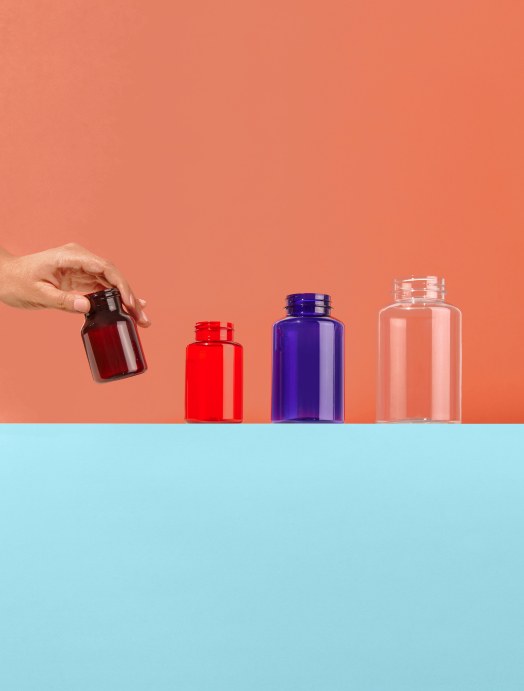 Containers for supplements and pharmaceuticals