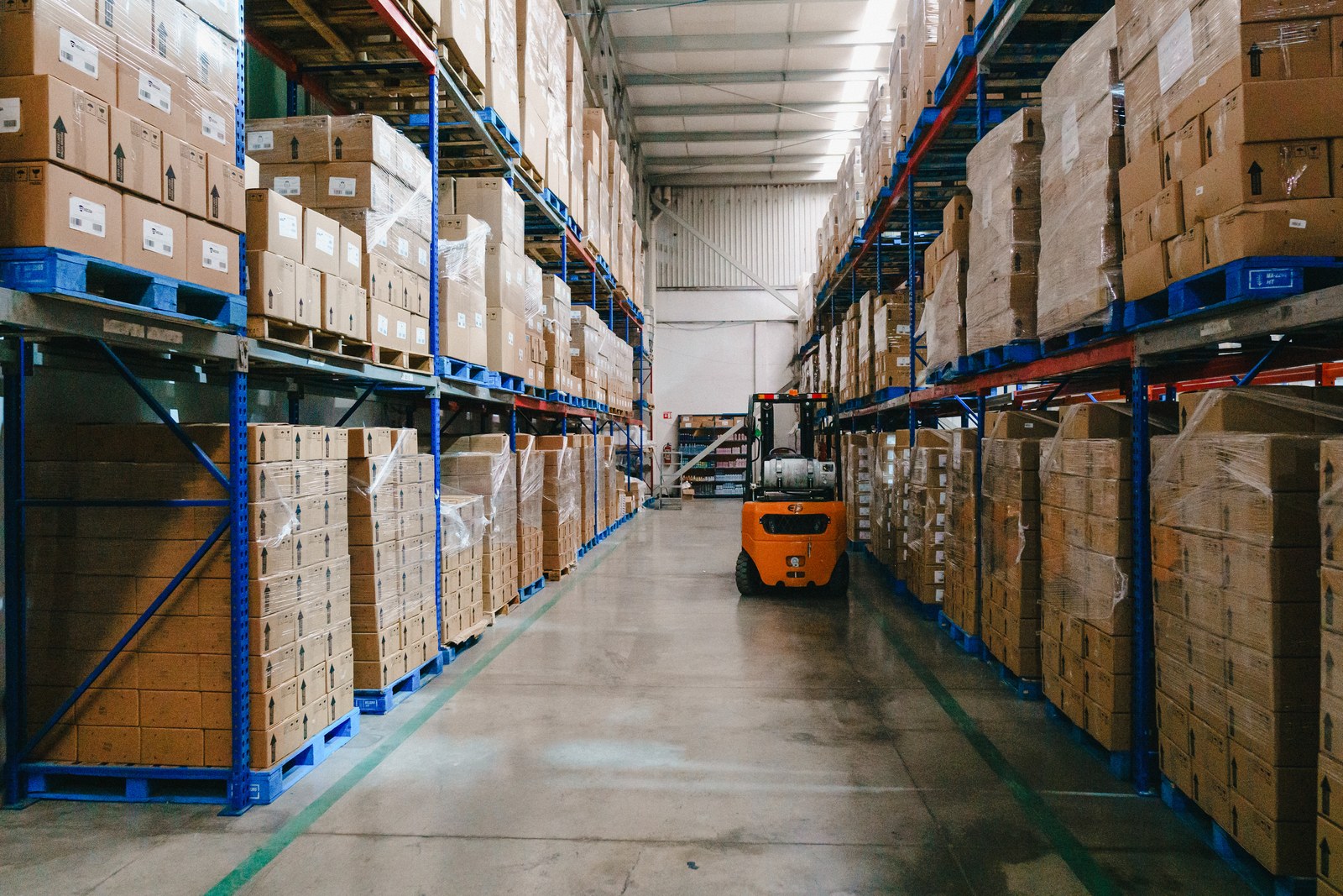 Finished-goods warehouse